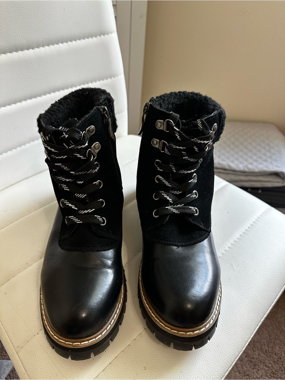 Aqua Diva "Shawnie" Black Waterproof Winter Boots